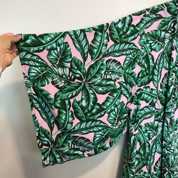 Kenny Flowers Green and Pink Swim Coverup - Picture 5 of 8